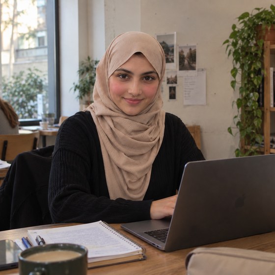 Roufaïda, professeure de mathématiques, physique et chimie chez Professor+